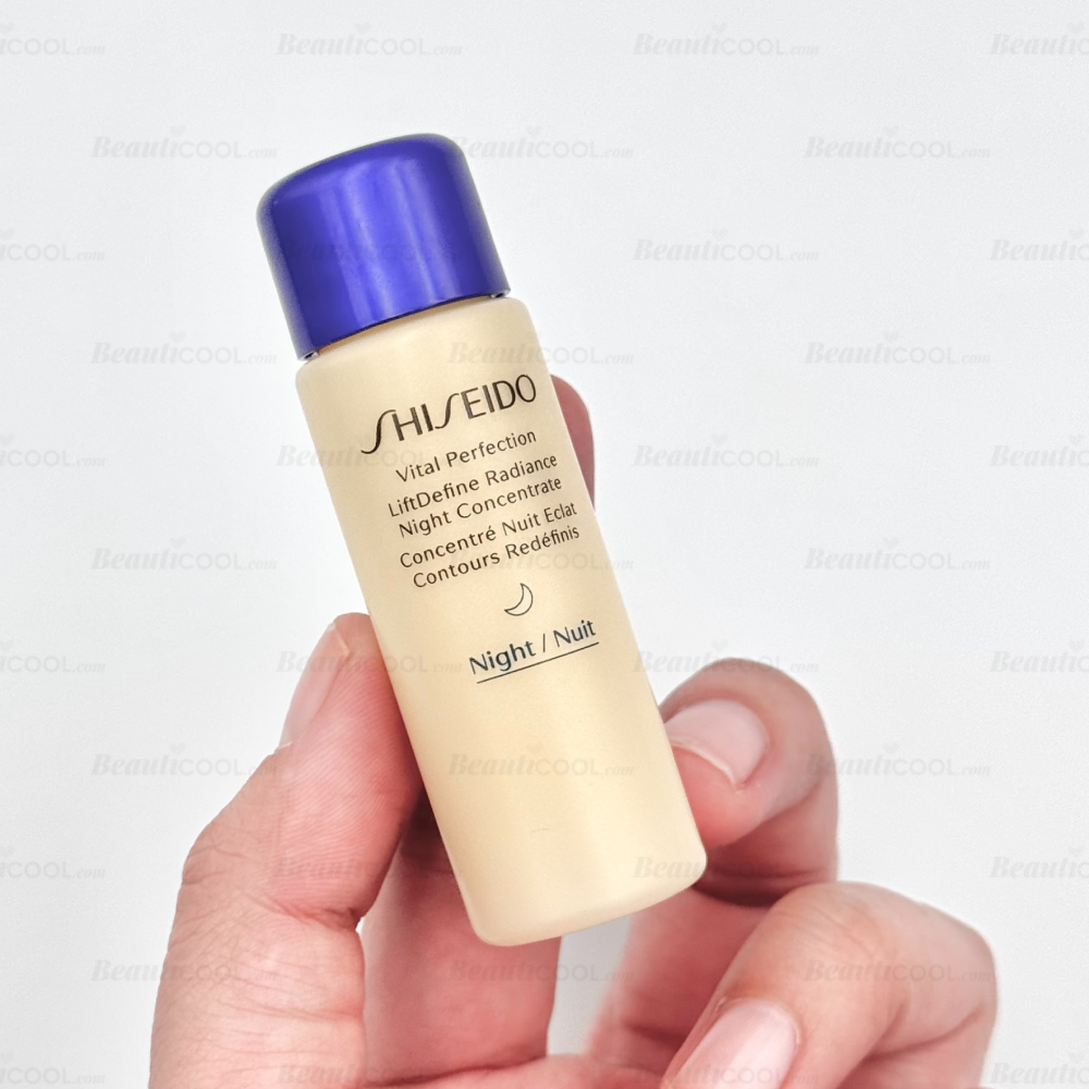 SHISEIDO Vital Perfection liftdefine Radiance Night concentrate 10ml (No Box), SHISEIDO Vital Perfection ราคา , SHISEIDO Vital Perfection รีวิว , SHISEIDO Vital Perfection ซื้อ , SHISEIDO